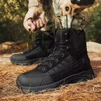 LUSINN Men's IronStep Waterproof Side-Zip Work Boots