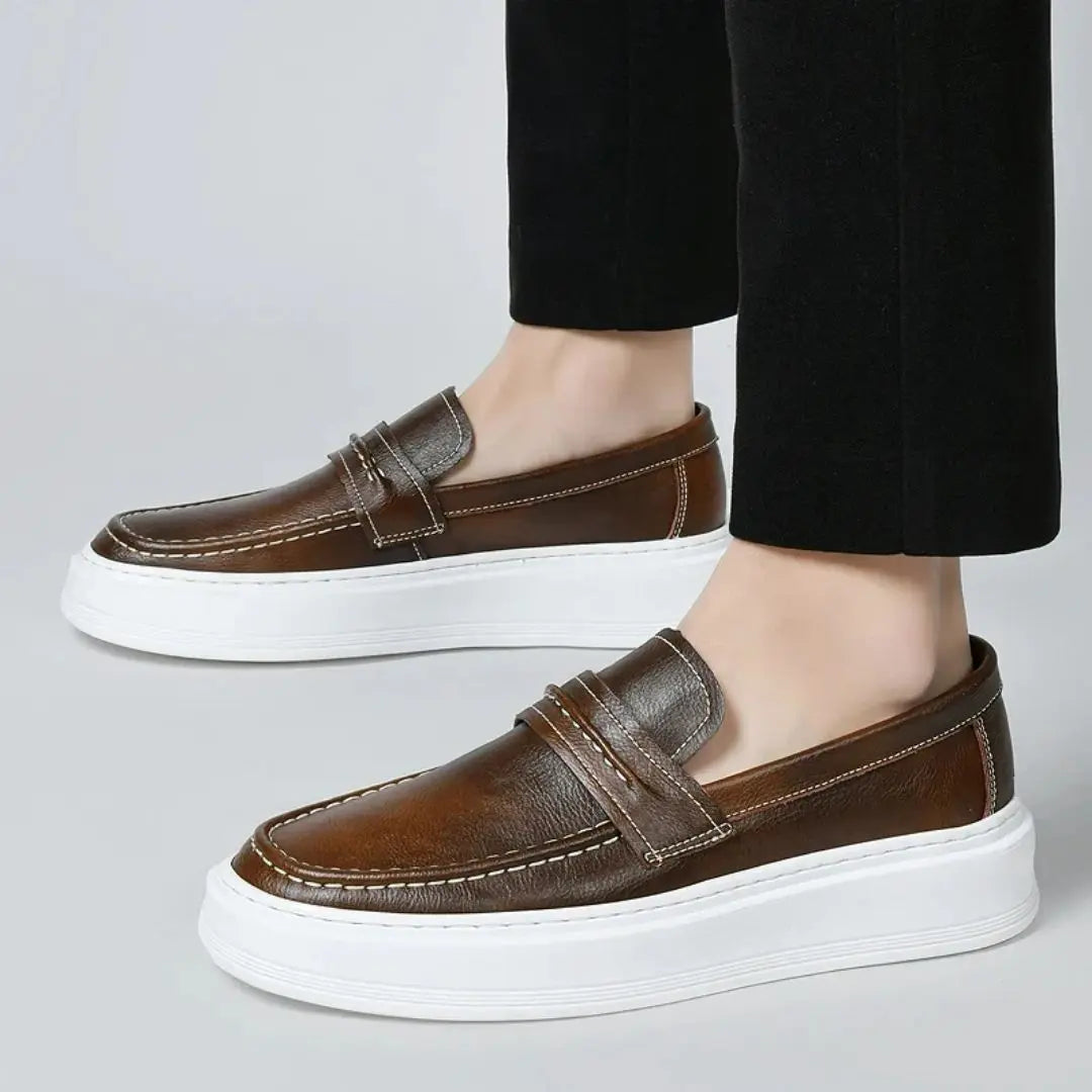 Whitfield - Refined Leather Penny Loafer