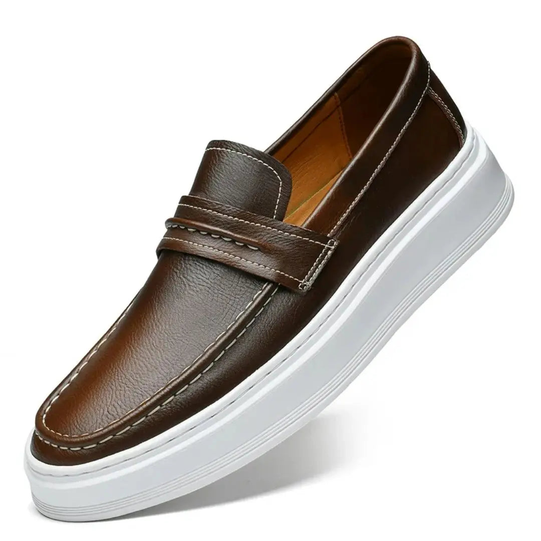 Whitfield - Refined Leather Penny Loafer