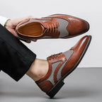 Ashcombe - Houndstooth Wingtip Derby