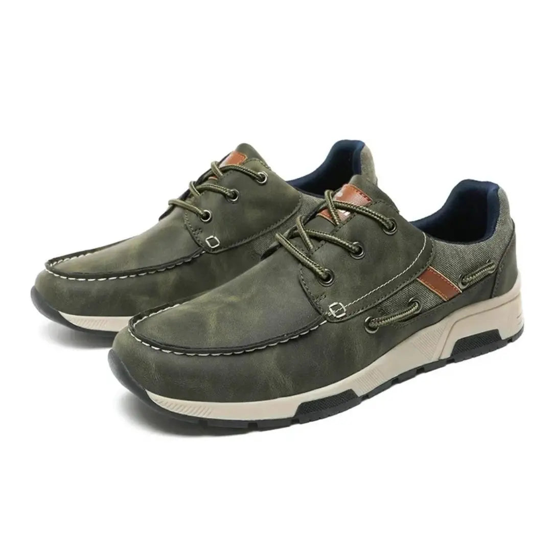Ozark - Casual Moc-Toe Leather Shoe