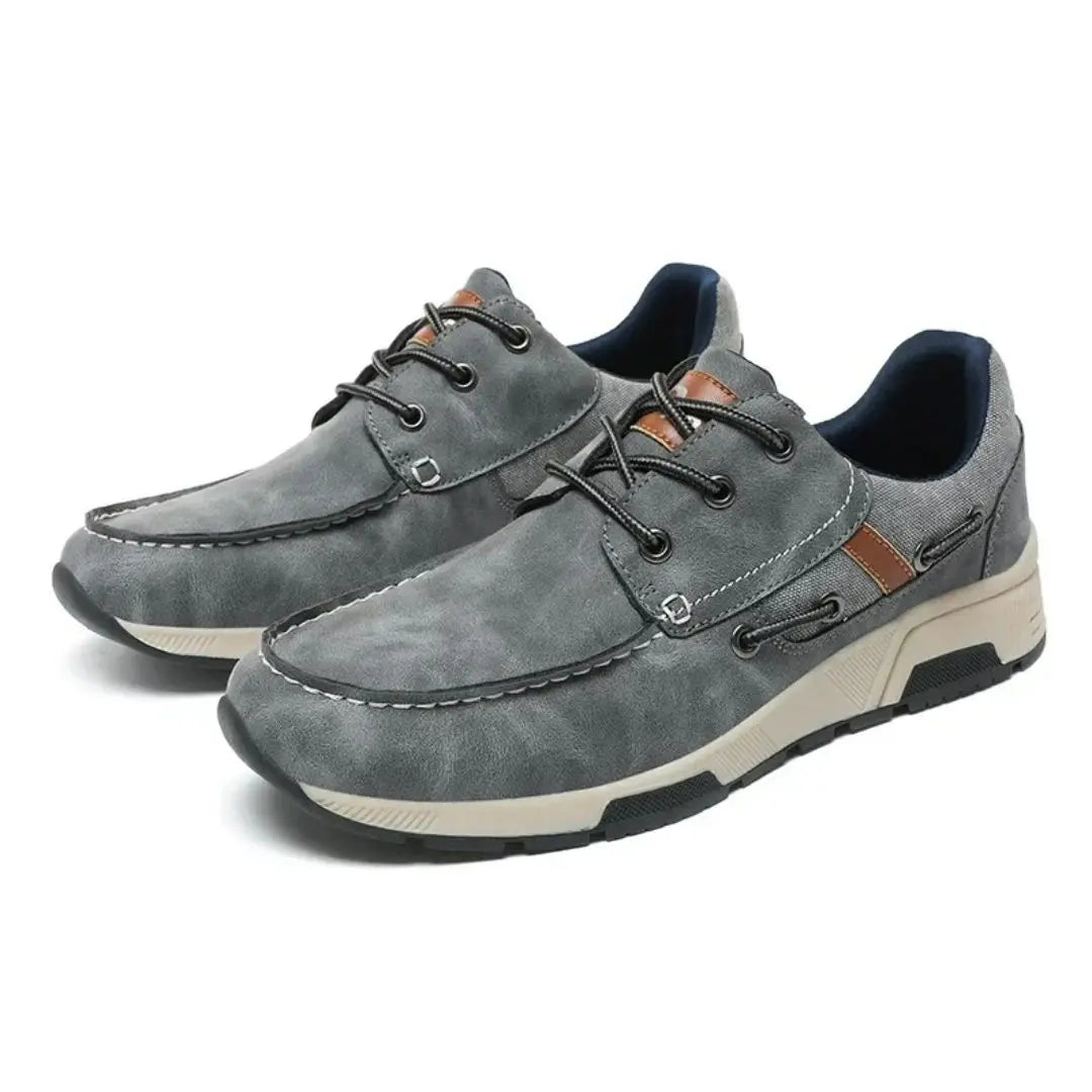 Ozark - Casual Moc-Toe Leather Shoe