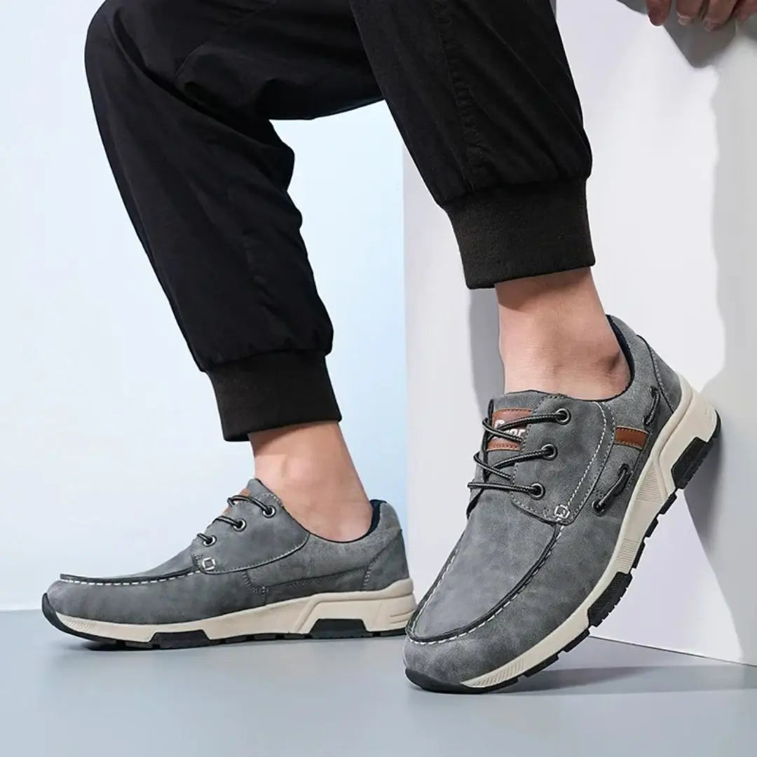 Ozark - Casual Moc-Toe Leather Shoe