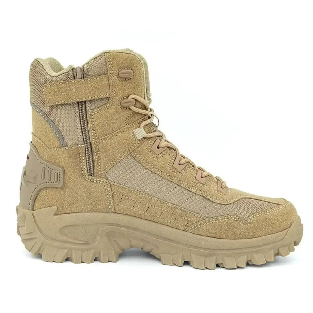LUSINN Men's IronStep Waterproof Side-Zip Work Boots