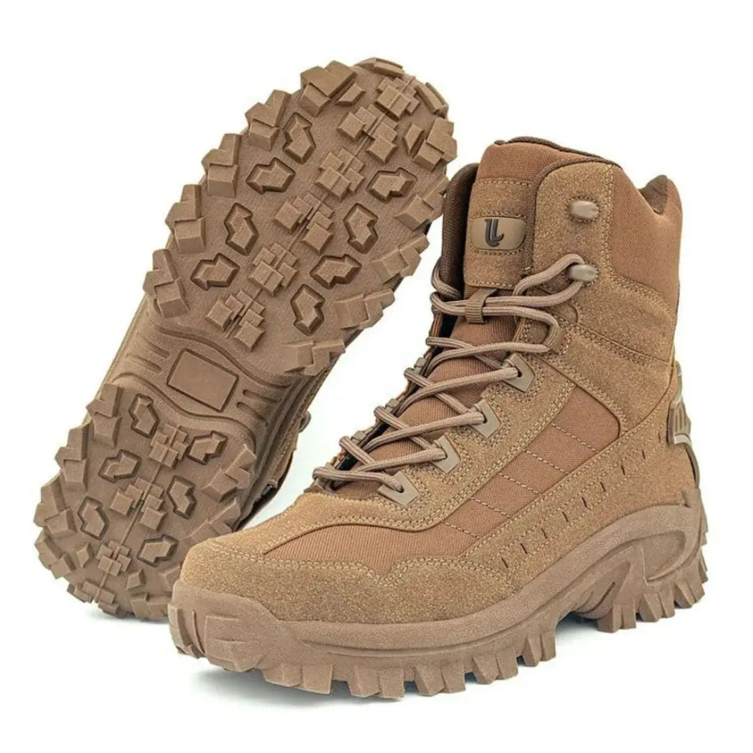LUSINN Men's IronStep Waterproof Side-Zip Work Boots
