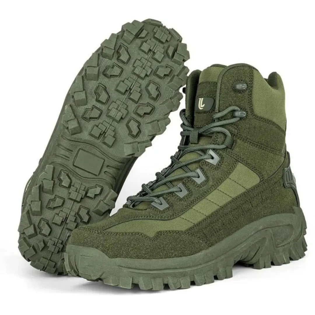 LUSINN Men's IronStep Waterproof Side-Zip Work Boots