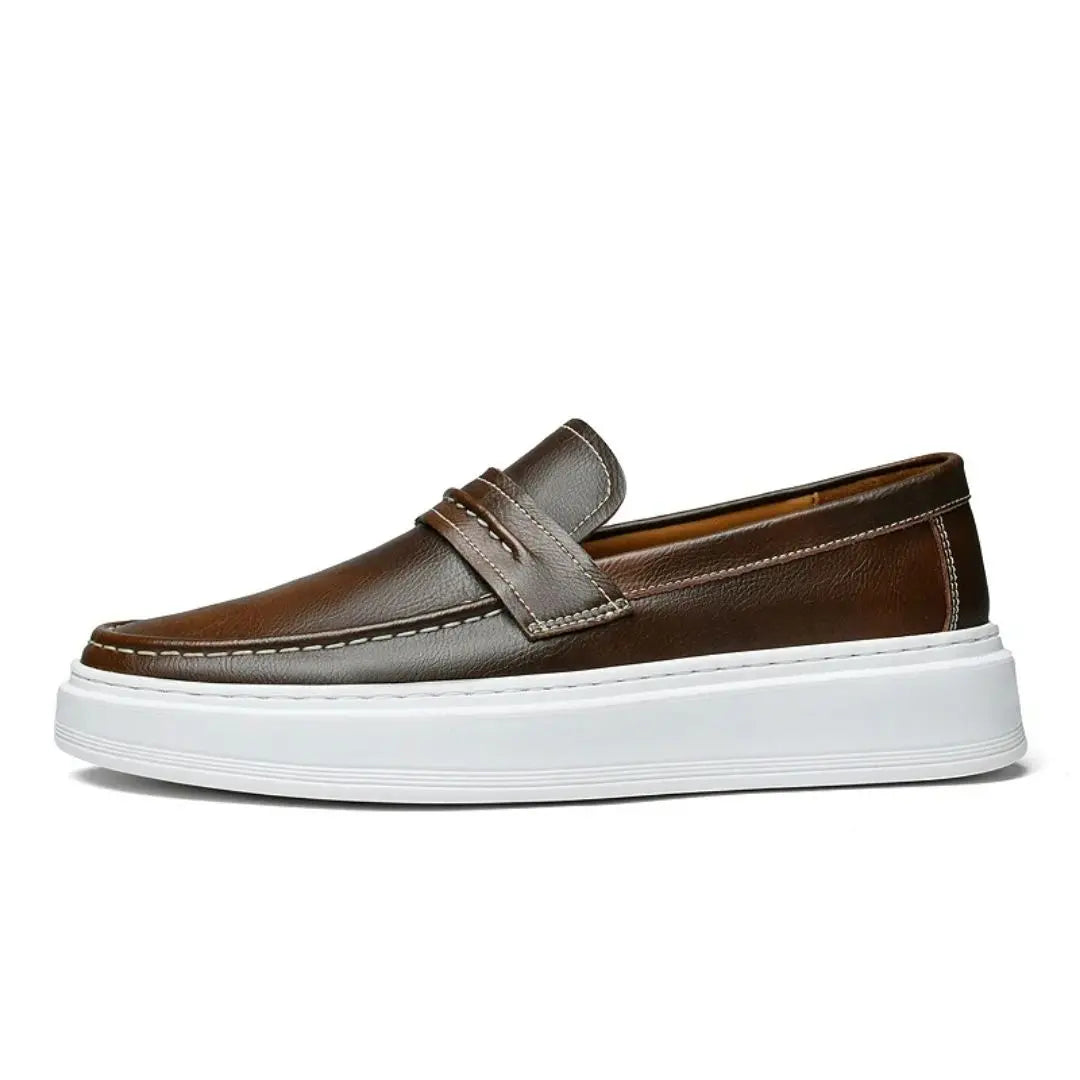 Whitfield - Refined Leather Penny Loafer