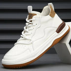 Alberti Men's Leather Trainers - Olympus London