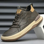 Alberti Men's Leather Trainers - Olympus London