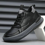 Alberti Men's Leather Trainers - Olympus London