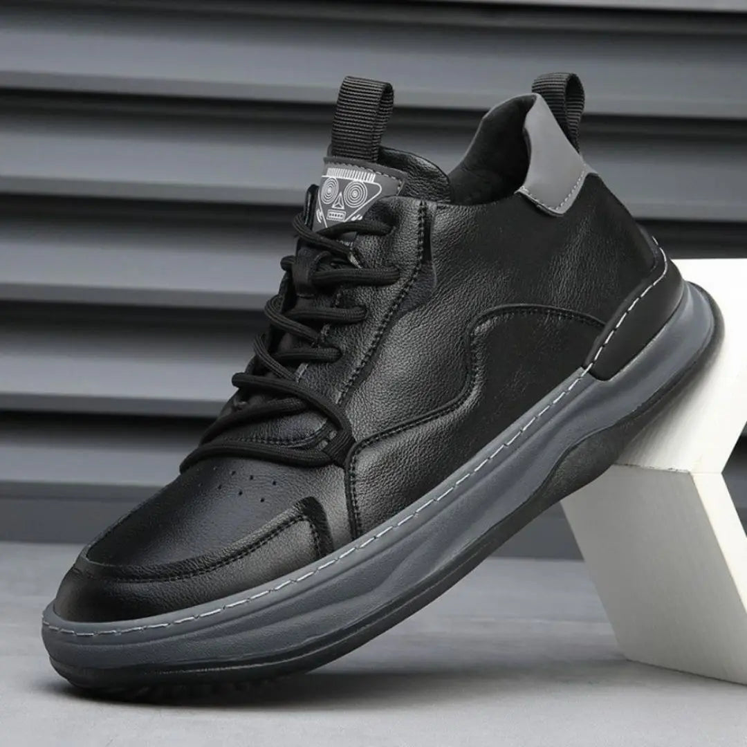 Alberti Men's Leather Trainers - Olympus London