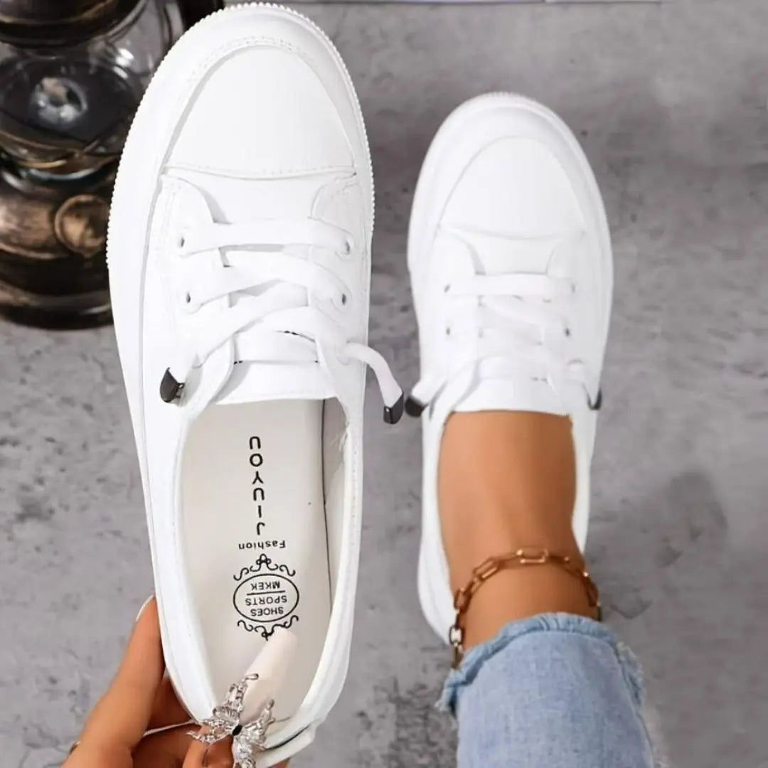 Alessia - Women's Classic Orthopedic Insoles Laced Shoes
