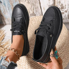 Alessia - Women's Classic Orthopedic Insoles Laced Shoes