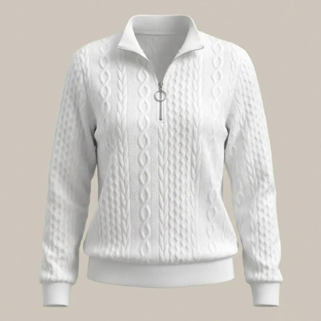 Amy Women's Sweater With Zipper