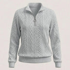 Amy Women's Sweater With Zipper
