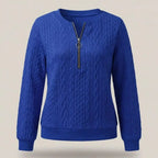 Amy Women's Sweater With Zipper