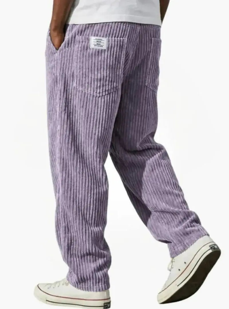 Baxter - Men's Vintage-Inspired Corduroy Trousers