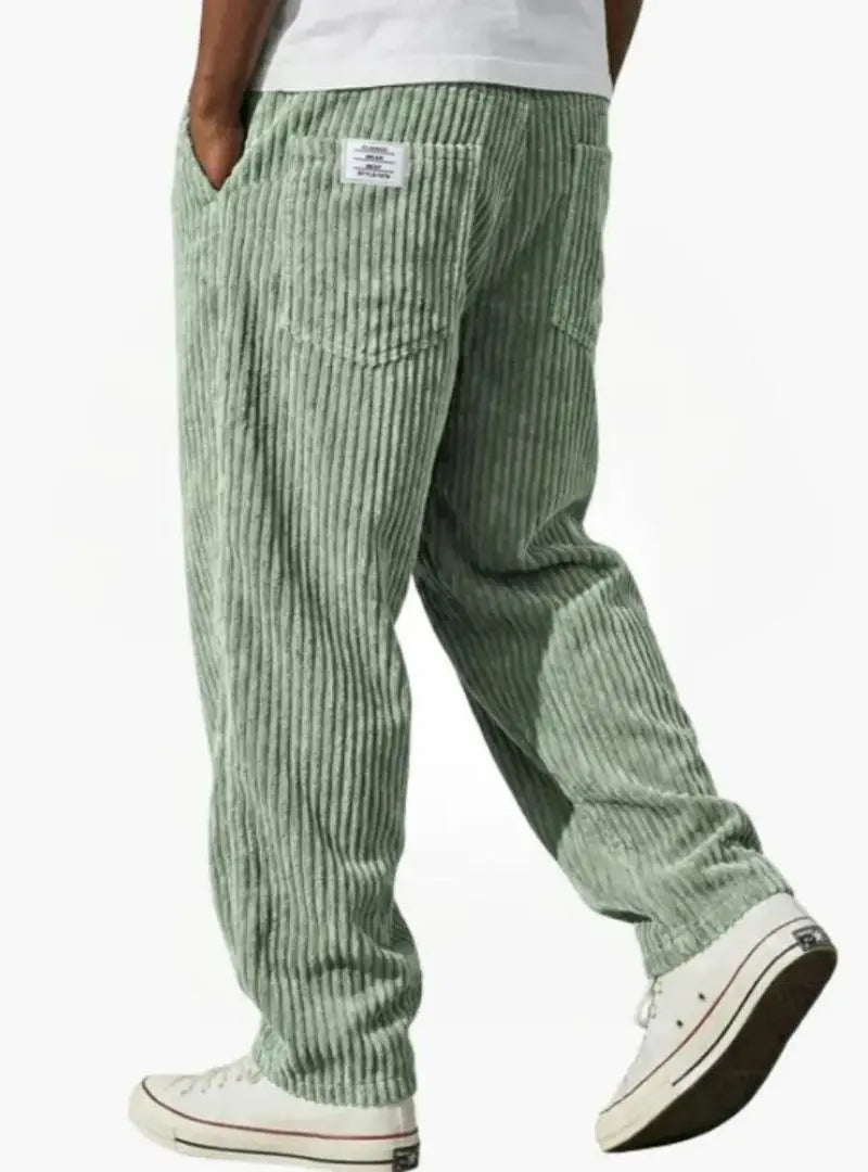 Baxter - Men's Vintage-Inspired Corduroy Trousers