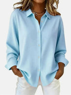Bellara - Women's Elegant Button Collar Blouse