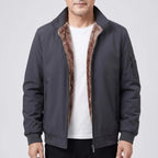 Classic Men's Quilted Bomber Jacket