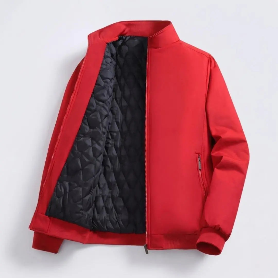 Classic Men's Quilted Bomber Jacket