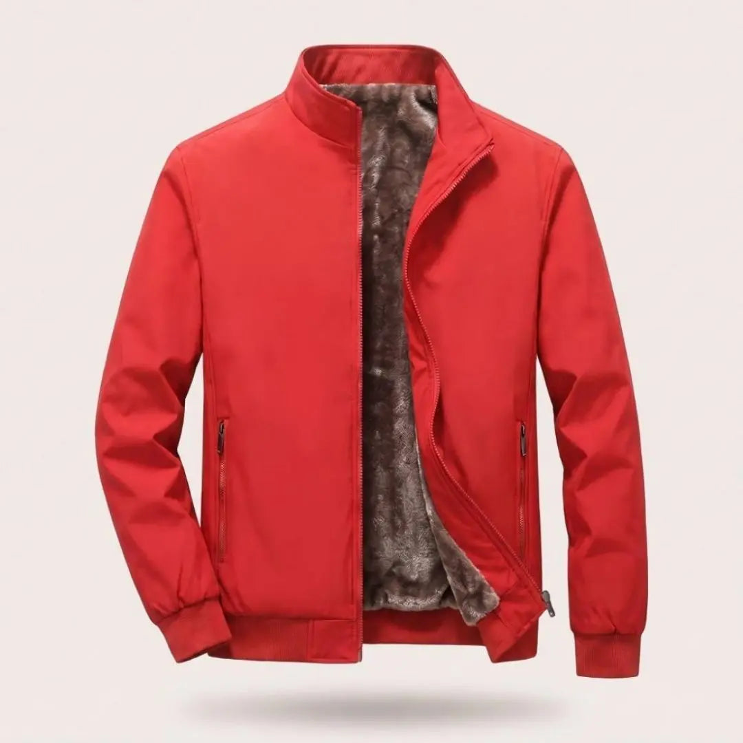 Classic Men's Quilted Bomber Jacket
