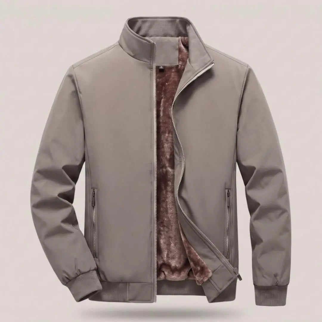 Classic Men's Quilted Bomber Jacket