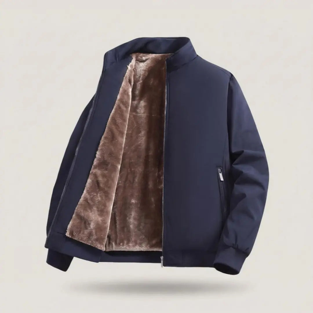 Classic Men's Quilted Bomber Jacket