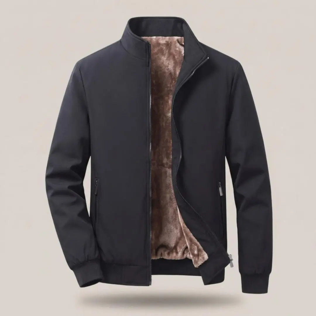 Classic Men's Quilted Bomber Jacket