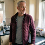 Classic Men's Quilted Knit Jacket