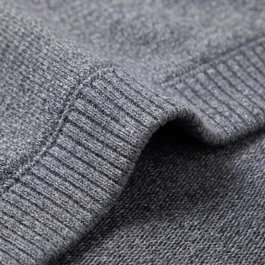 Classic Men's Quilted Knit Jacket