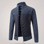Classic Men's Quilted Knit Jacket