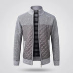 Classic Men's Quilted Knit Jacket