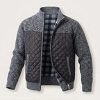 Classic Men's Quilted Knit Jacket