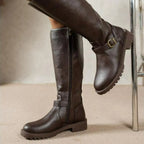 Clementine - Women's Comfortable Retro Low Heel Boots