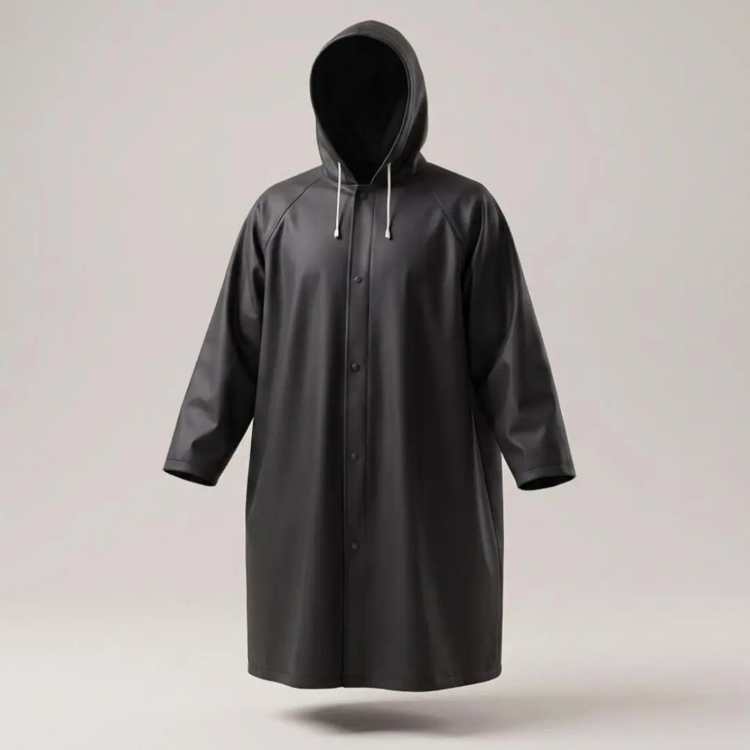 Dryguard Men's Long Hooded Raincoat