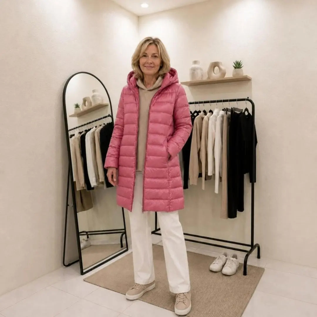 Feathra Ultralight Down Women's Jacket - Olyndra London