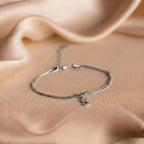 Forever Knot 2Pcs Bracelet with Initial Charm