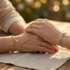 Forever Knot 2Pcs Bracelet with Initial Charm