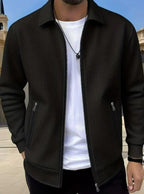 Gideon - Men's Classic Textured Athletic Jacket