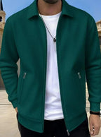 Gideon - Men's Classic Textured Athletic Jacket