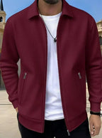 Gideon - Men's Classic Textured Athletic Jacket