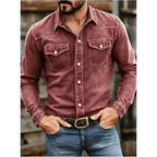 Grayson - Men's Classic Button Up Long Sleeve Shirt
