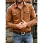 Grayson - Men's Classic Button Up Long Sleeve Shirt