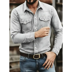 Grayson - Men's Classic Button Up Long Sleeve Shirt