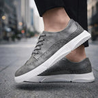 Harrington Men's Leather Trainers - Olympus London
