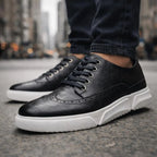 Harrington Men's Leather Trainers - Olympus London