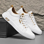 Harringtons Men's Leather Trainers - Olympus London