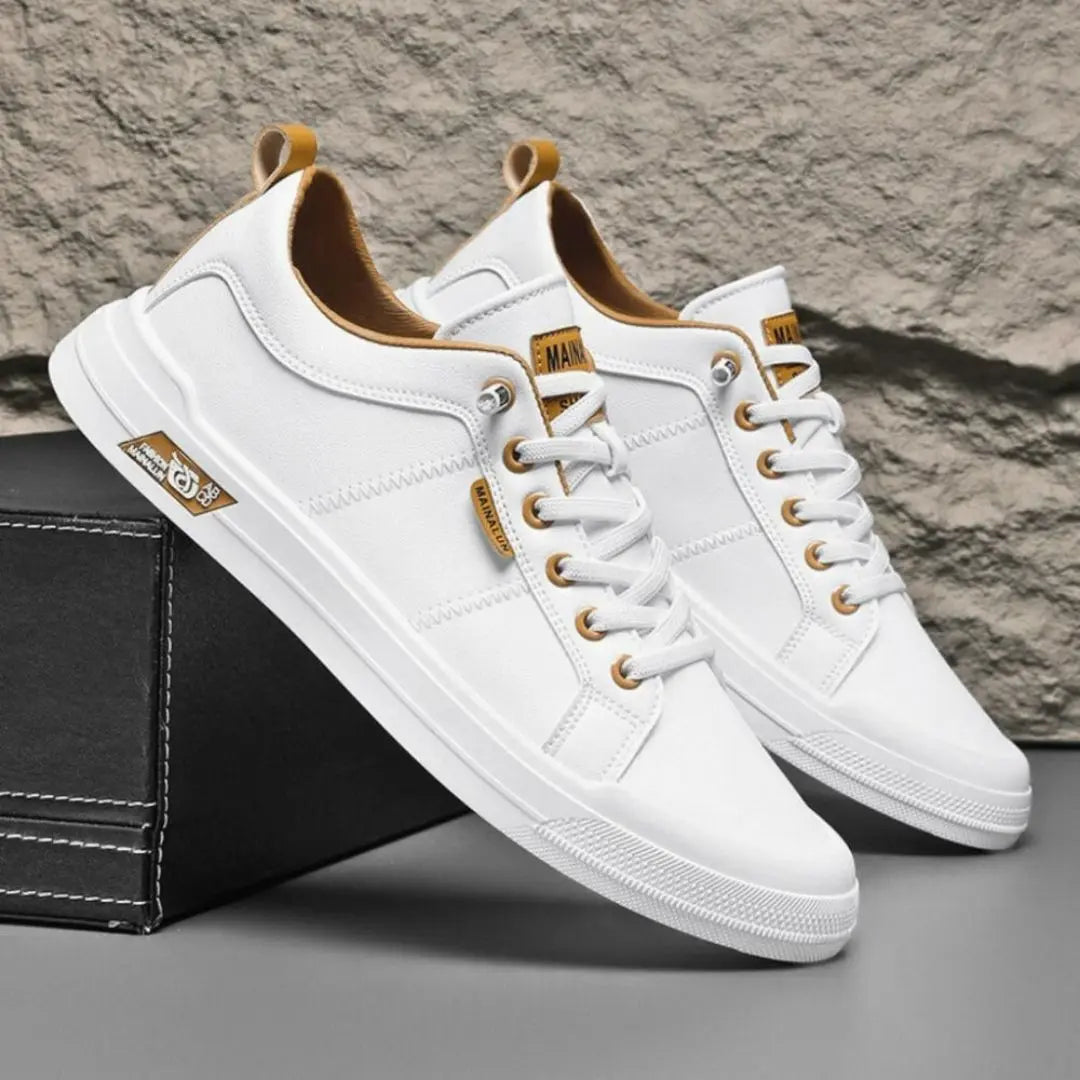 Harringtons Men's Leather Trainers - Olympus London