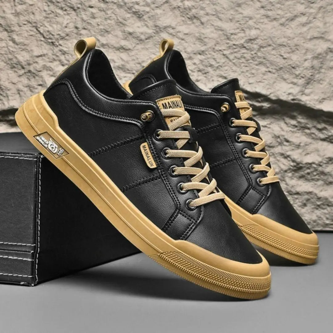 Harringtons Men's Leather Trainers - Olympus London